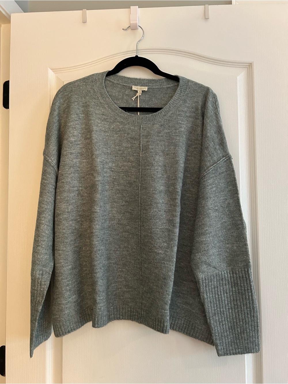 NWT New Green Heathered Crewneck Women’s Sweater - Casual Knit XXL